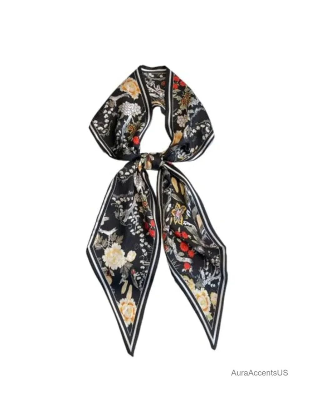 Silky Soft Polyester Fashion Scarf Headband Neck Scarf for Women Versatile